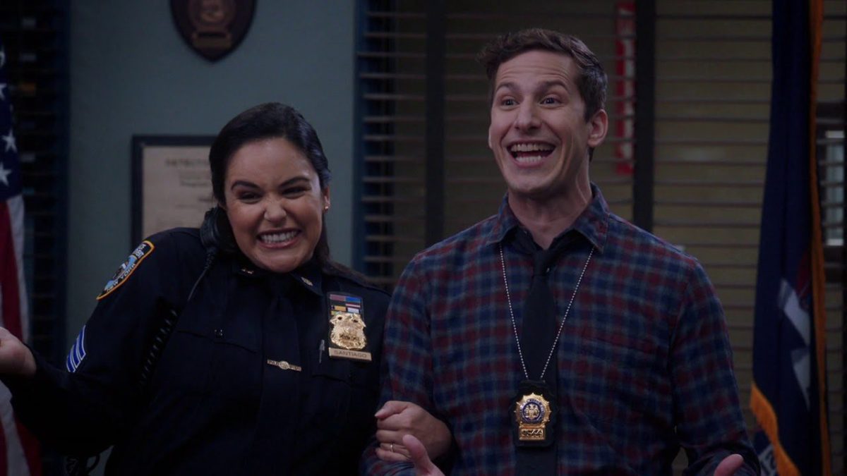 jake and amy in b99 07x10 admiral peralta