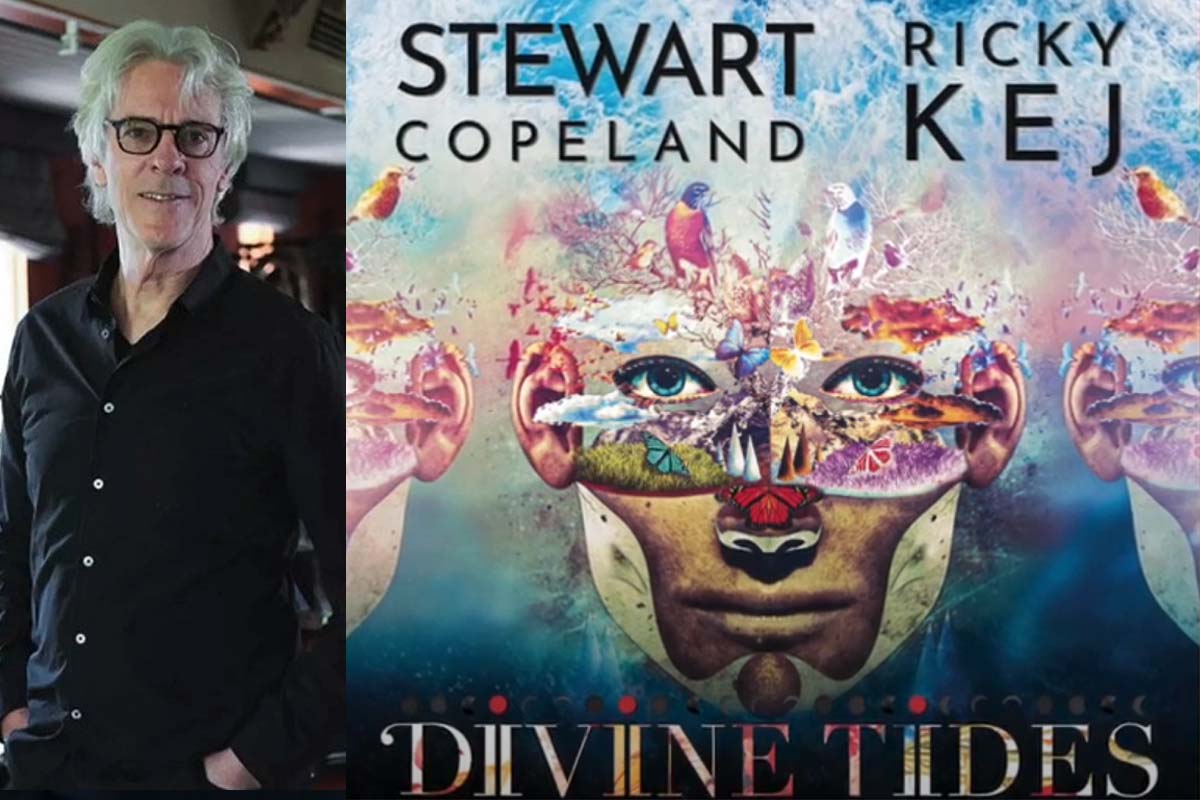 Stewart Copeland of The Police net to the album cover for his Grammy nominated collaboration with composer Ricky Kej entitled "Divine Tides"