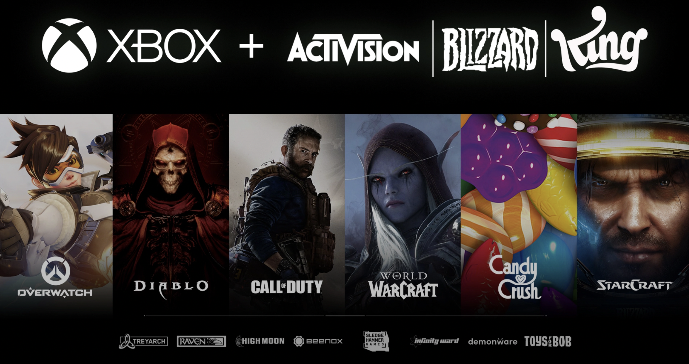 Xbox Welcomes Activision to the family, along with all under the Activision Umbrella.